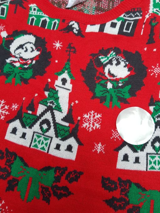 Disney Parks Mickey & Minnie Mouse Light Up Christmas Jumper XL X-Large