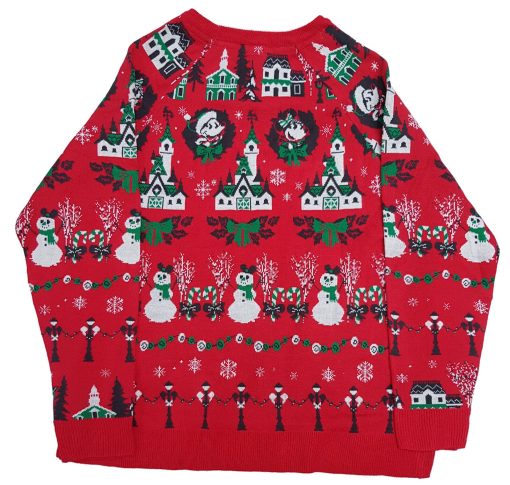 Disney Parks Mickey & Minnie Mouse Light Up Christmas Jumper XL X-Large