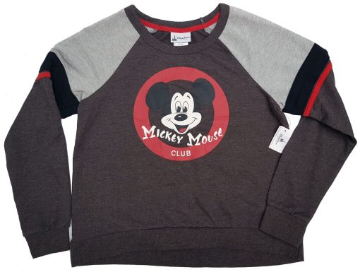 Disney Parks Mickey Mouse Club Logo Sweatshirt Jumper Ladies Small S