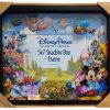 Disney Parks Mickey Mouse & Friends Shadow Box Photo Frame For 5"x7" Picture