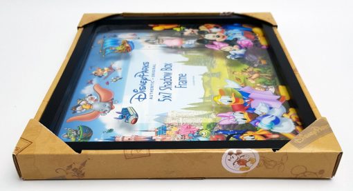 Disney Parks Mickey Mouse & Friends Shadow Box Photo Frame For 5"x7" Picture