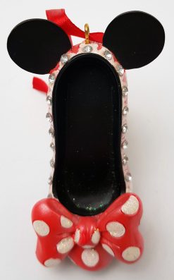 Disney Parks Minnie Mouse Runway Shoe Christmas Tree Hanging Decoration