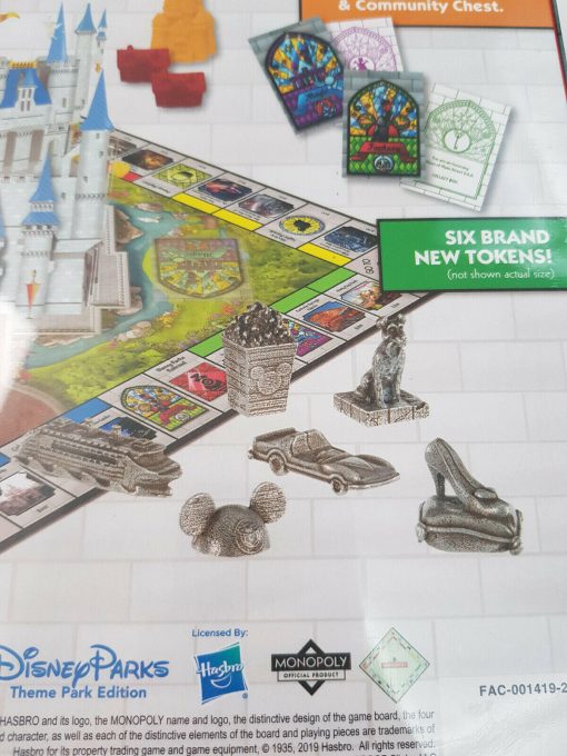 Disney Parks Monopoly Theme Park Edition With Pop Up Castle