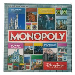 Disney Parks Monopoly Theme Park Edition With Pop Up Castle