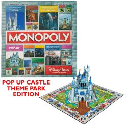 Disney Parks Monopoly Theme Park Edition With Pop Up Castle