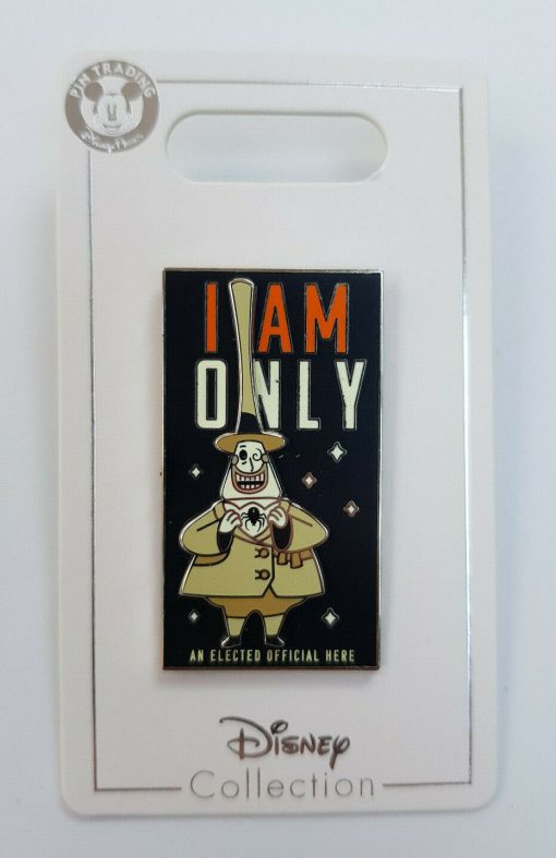 Disney Parks Nightmare Before Christmas Mayor Of Halloween Town I Am Only Pin Trading Badge