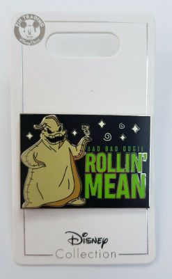 Disney Parks Nightmare Before Christmas Oogie Boogie Rollin' Mean Pin Trading Badge