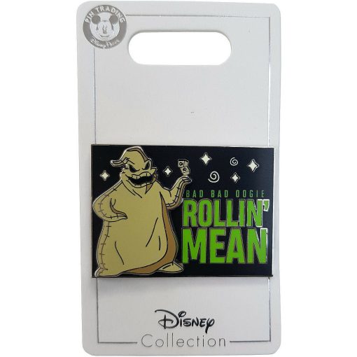 Disney Parks Nightmare Before Christmas Oogie Boogie Rollin' Mean Pin Trading Badge