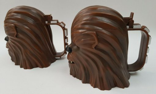 Disney Parks Pair Of Chewbacca Stein Shaped Cups