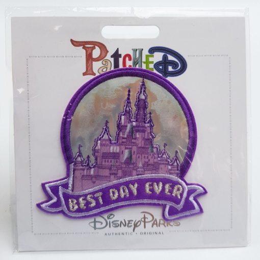 Disney Parks Patched Castle Best Day Ever Fabric Clothing Embroidery Patch