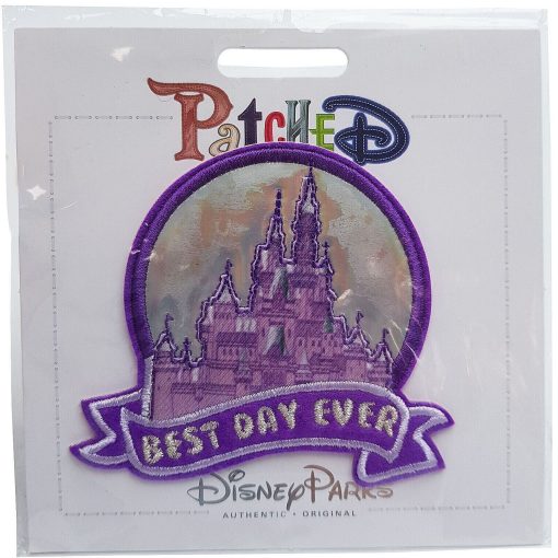 Disney Parks Patched Castle Best Day Ever Fabric Clothing Embroidery Patch