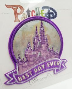 Disney Parks Patched Castle Best Day Ever Fabric Clothing Embroidery Patch