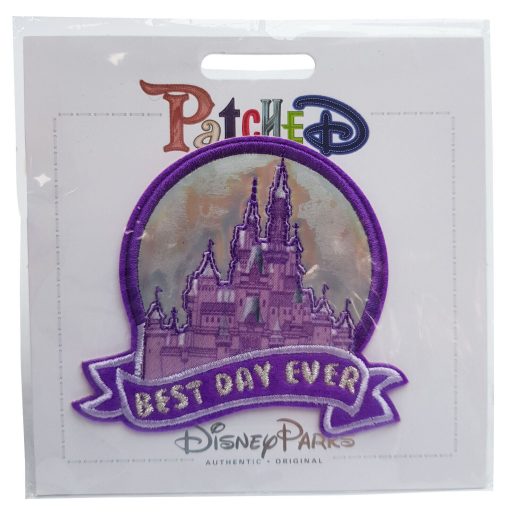 Disney Parks Patched Castle Best Day Ever Fabric Clothing Embroidery Patch