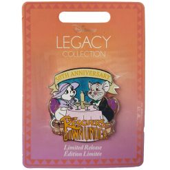 Disney Parks Rescuers 30th Anniversary Limited Release Pin Trading Badge