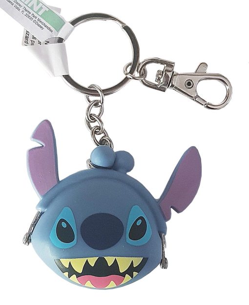 Disney Parks Stitch Face Keyring