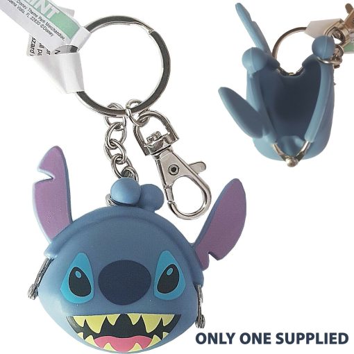 Disney Parks Stitch Face Keyring