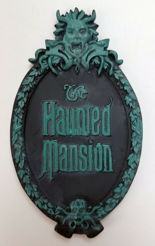 Disney Parks The Haunted Mansion Name Plaque Ride Sign Fridge Magnet