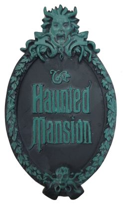 Disney Parks The Haunted Mansion Name Plaque Ride Sign Fridge Magnet