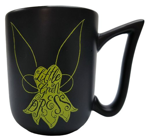 Disney Parks Tinker Bell Little Green Dress Mug With Wing Handle