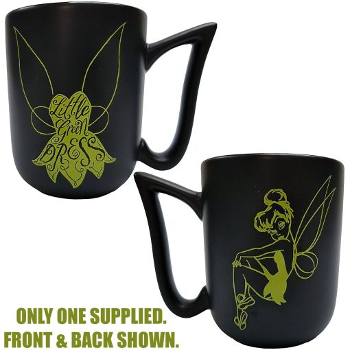 Disney Parks Tinker Bell Little Green Dress Mug With Wing Handle