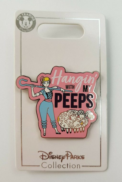 Disney Parks Toy Story 4 Bo Peep Hangin With Peeps Pin Trading Badge