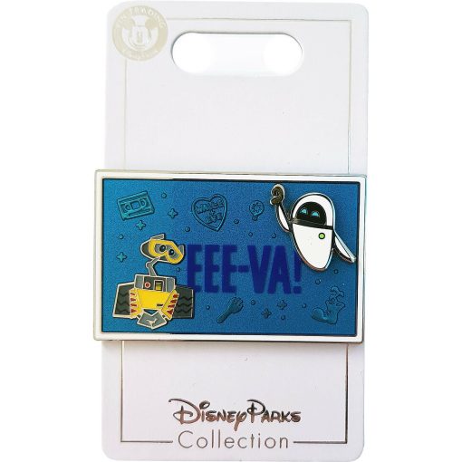 Disney Parks Wall-E & Eve Eee-Va! Layered Pin Trading Badge