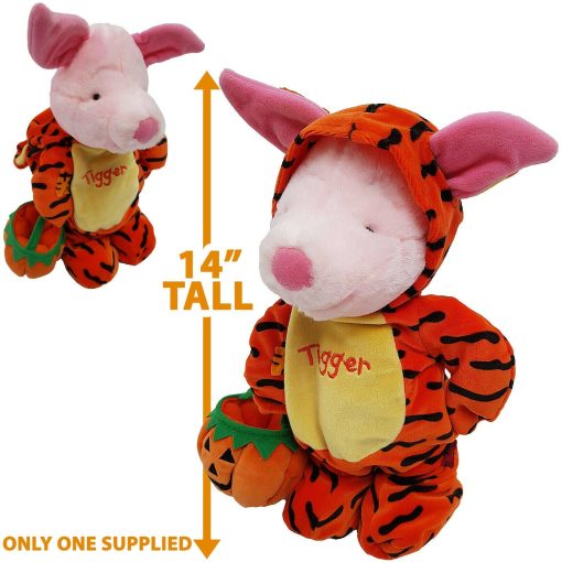 Disney Piglet Dressed In Tigger Outfit Trick Or Treat Plush Soft Toy