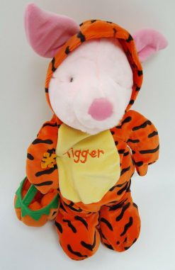 Disney Piglet Dressed In Tigger Outfit Trick Or Treat Plush Soft Toy