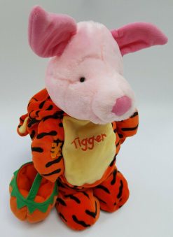 Disney Piglet Dressed In Tigger Outfit Trick Or Treat Plush Soft Toy