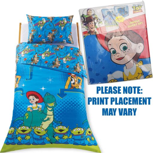 Disney Pixar Toy Story 2 Single Duvet Cover & Pillowcase Bedding Set