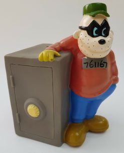 Disney Scrooge McDuck Burger Beagle Boy Vault Vinyl Money Box