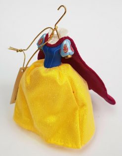 Disney Snow White Dress Gown On Hanger Hanging Christmas Tree Decoration