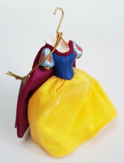 Disney Snow White Dress Gown On Hanger Hanging Christmas Tree Decoration