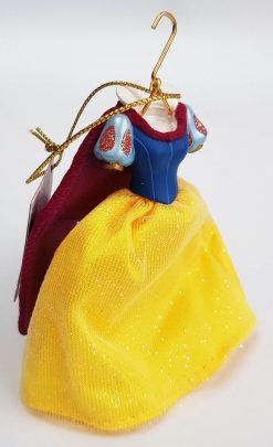 Disney Snow White Dress Gown On Hanger Hanging Christmas Tree Decoration