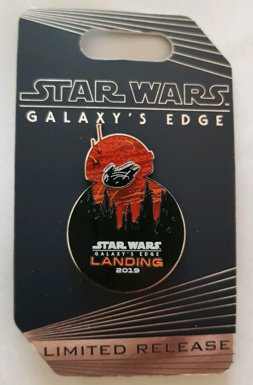 Disney Star Wars Galaxys Edge Landing Opening Limited Release Pin Trading Badge