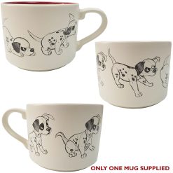 Disney Store 101 Dalmations Patch Sketch Stacking Mug