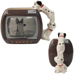 Disney Store 101 Dalmations TV Shaped Mug Dog