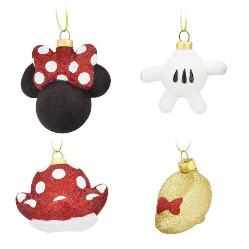 Disney Store 4 Minnie Mouse Christmas Tree Decoration