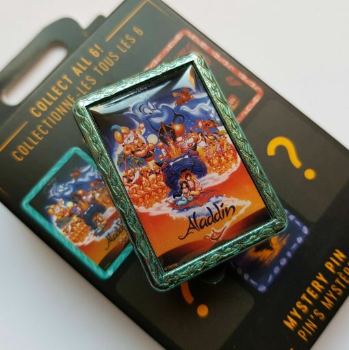 Disney Store Aladdin Classic Film Poster Mystery Pin Trading Badge