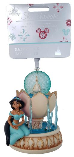 Disney Store Aladdin Princess Jasmine Fountain Christmas Tree Decoration