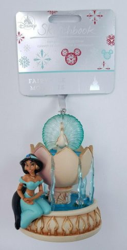 Disney Store Aladdin Princess Jasmine Fountain Christmas Tree Decoration