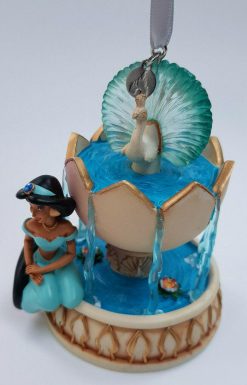 Disney Store Aladdin Princess Jasmine Fountain Christmas Tree Decoration