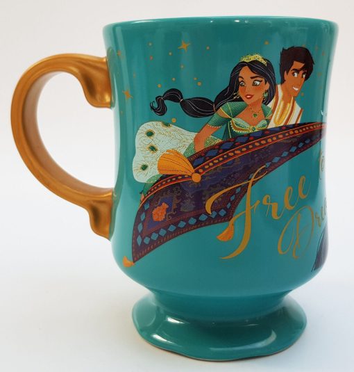 Disney Store Aladdin Princess Jasmine Free To Dream Mug