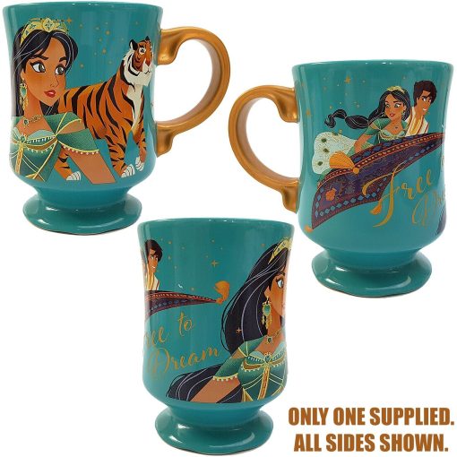 Disney Store Aladdin Princess Jasmine Free To Dream Mug