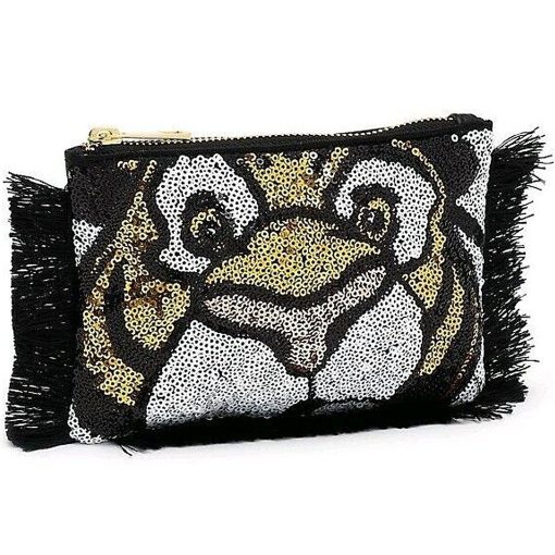 Disney Store Aladdin Rajah Sequin Clutch Bag Zipped Purse