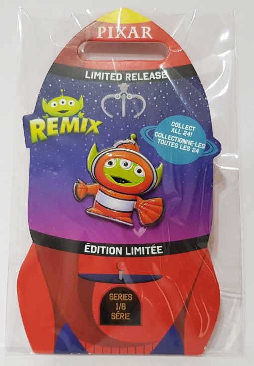 Disney Store Alien Remix Finding Nemo Pin Trading Badge