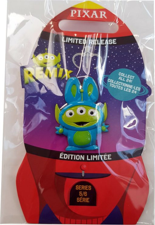 Disney Store Alien Remix Toy Story Bunny Pin Trading Badge