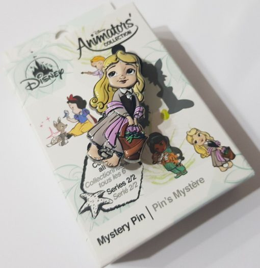 Disney Store Aurora Briar Rose Series 2 Mystery Pin Trading Badge