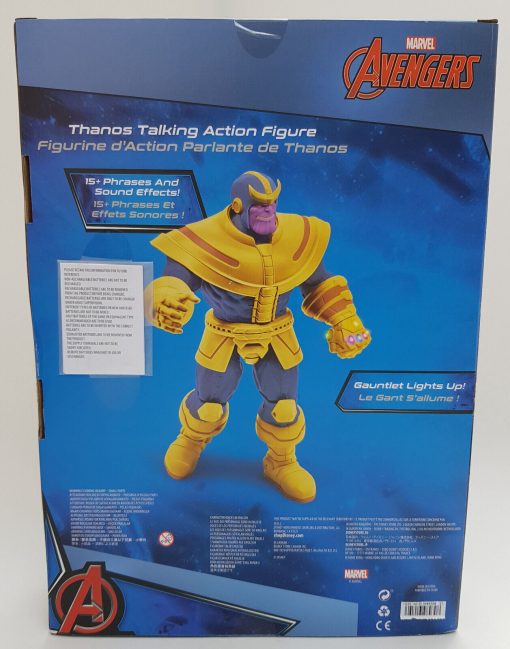 Disney Store Avengers Thanos Talking Sounds & Light Up Action Figure Toy