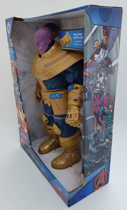 Disney Store Avengers Thanos Talking Sounds & Light Up Action Figure Toy